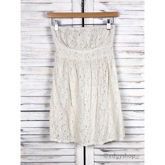 Poetry Dresses & Skirts - Poetry | Strapless Lace Mini Dress